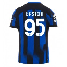 Inter Milan Alessandro Bastoni #95 Hemmatröja 2023-24 Korta ärmar